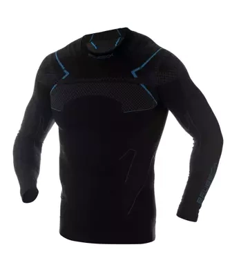 Bluza męska Brubeck Thermo czarny/niebieski S