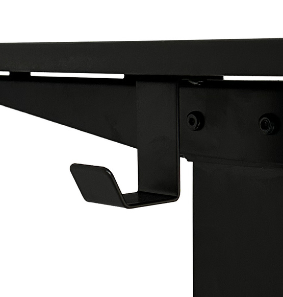 Biurko regulowane VertiGo Dual RXD2-3-3RR czarne 140x70 cm Wysokość: 71-120 cm