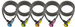 Zamknięcie kabl. Onguard Neon 8163 120cm, 12mm, bezp.sort.