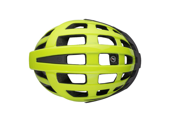 Kask Lazer Comp DLX Flash Yellow Uni +Siatka +LED 54-61cm