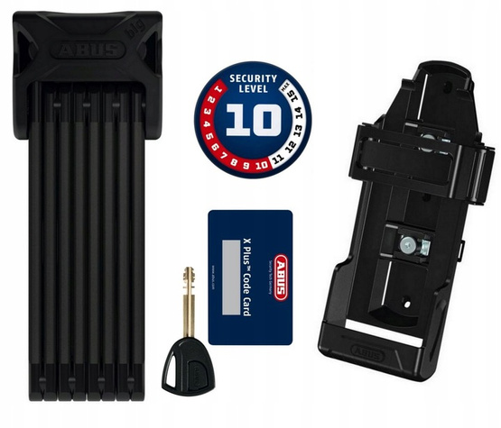 Zamknięcie rowerowe Abus BORDO™ Big XPlus™ 6000K/120 black SH