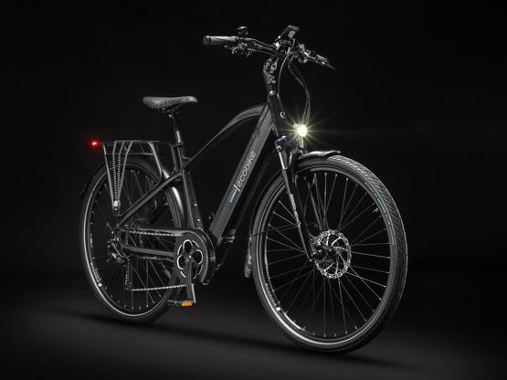 Ecobike rower elektryczny X-CROSS Men  21" Black 