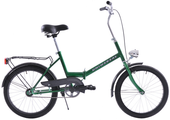 Rower składak 20" Uniwersal zielony