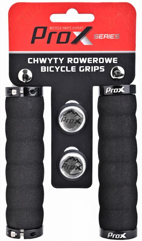 Chwyty Prox GP-59 czarne 130mm pianka skręcane
