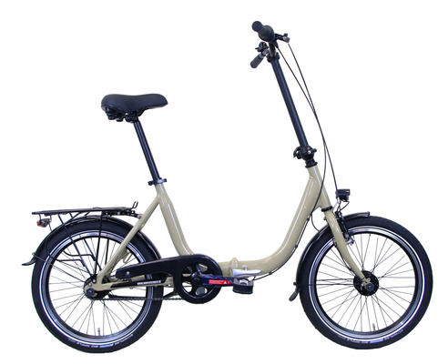 Rower składak 20" 7 biegowy kremowy