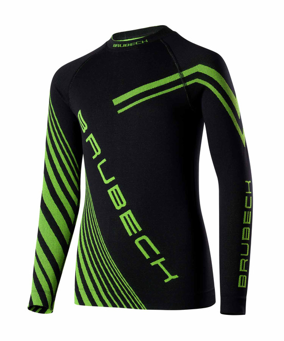 Komplet bielizny piłkarskiej KP1028J z czapką DRY Junior czarny/neonowy roz. 140/146