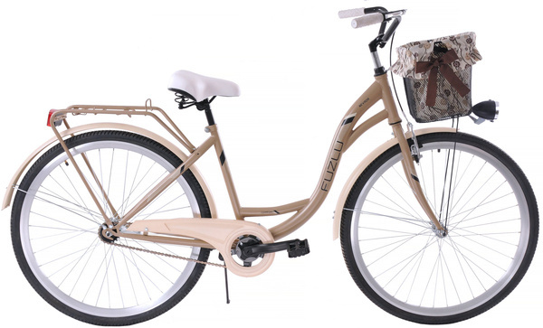 Rower Fuzlu Nevada 28 S1 złoto - kremowy mat (M4S3)