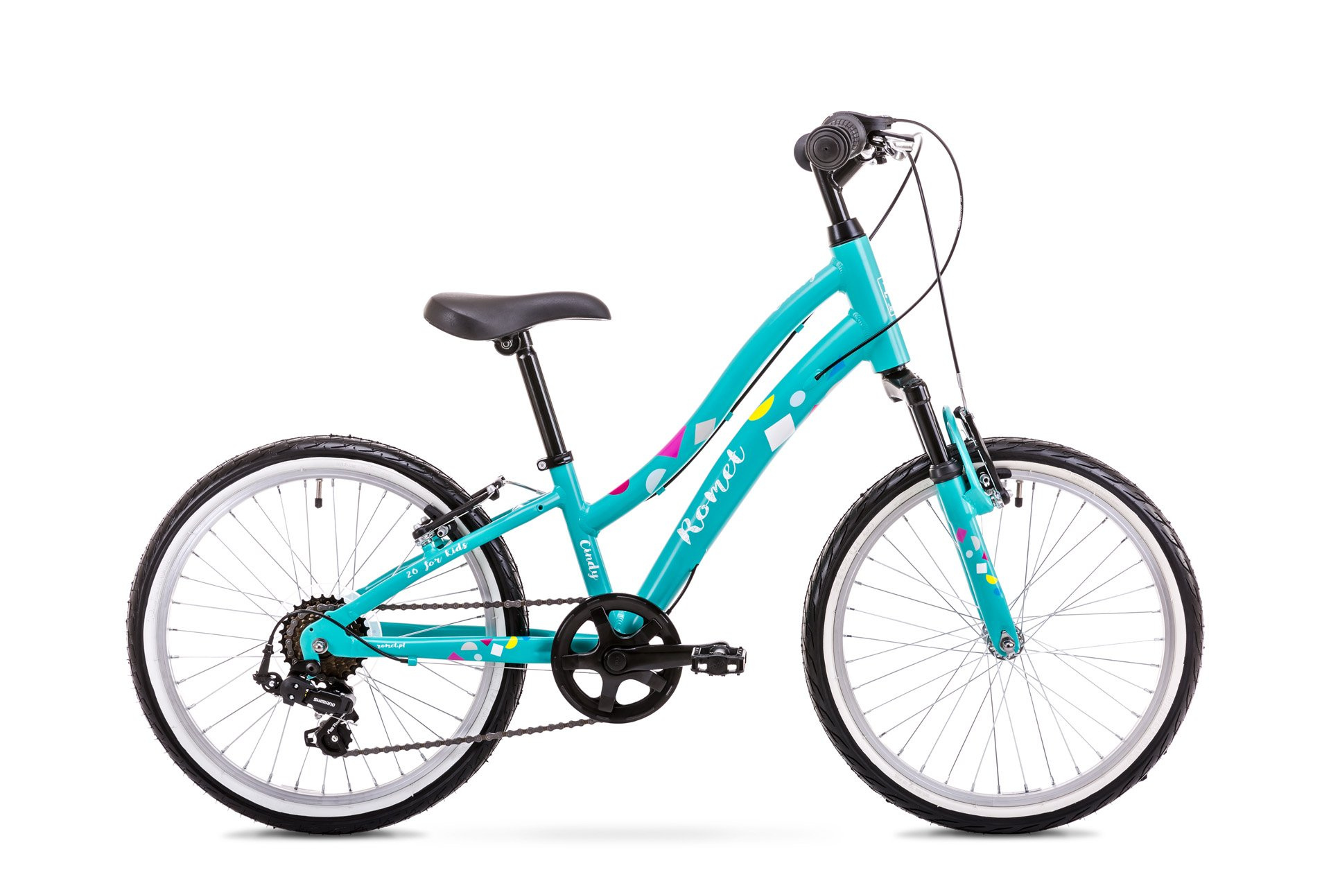 Rower Romet CINDY 20 ZIELONY ZIELONY ROWERY \ Rowery dziecięce \ 20