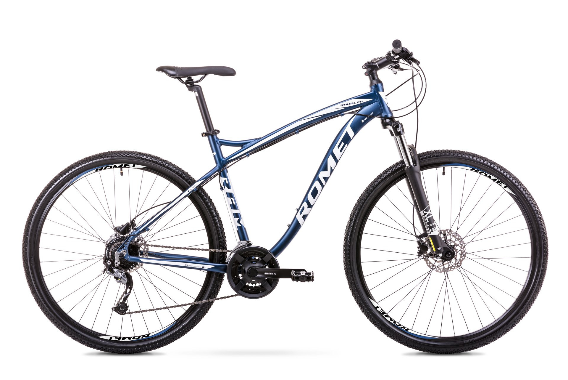 Rower Romet Rambler FIT 29 L Stalowobiały 2019 L (18")Stalowobiały