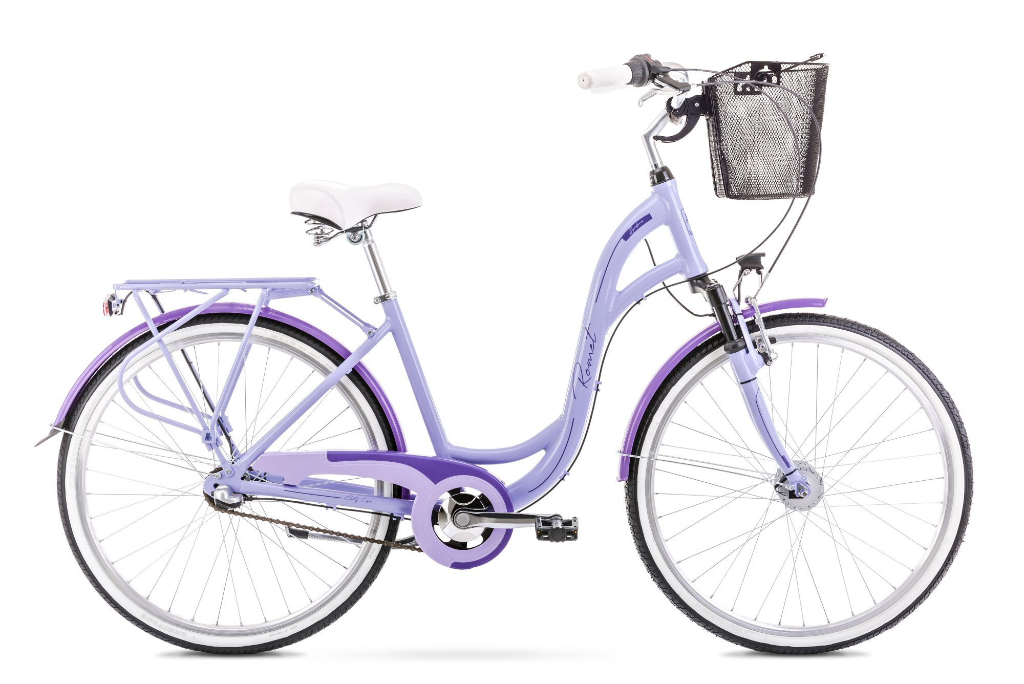 Rower Romet Symfonia 2 L(19") fioletowy ROWERY \ Miejskie \ Miejskie