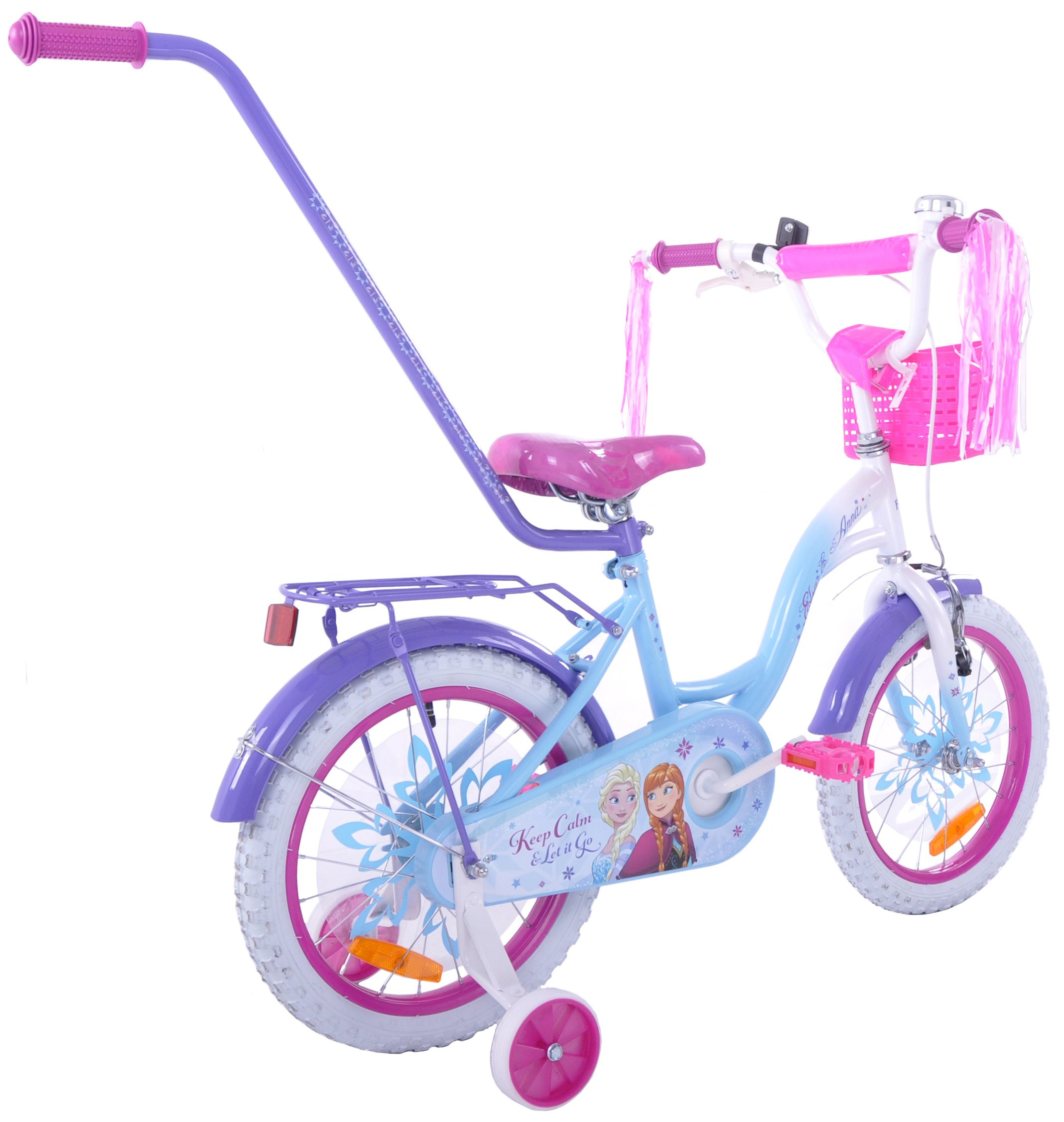 Rower dziecięcy 16 Kraina Lodu Disney FROZEN Elsa i Anna light blue