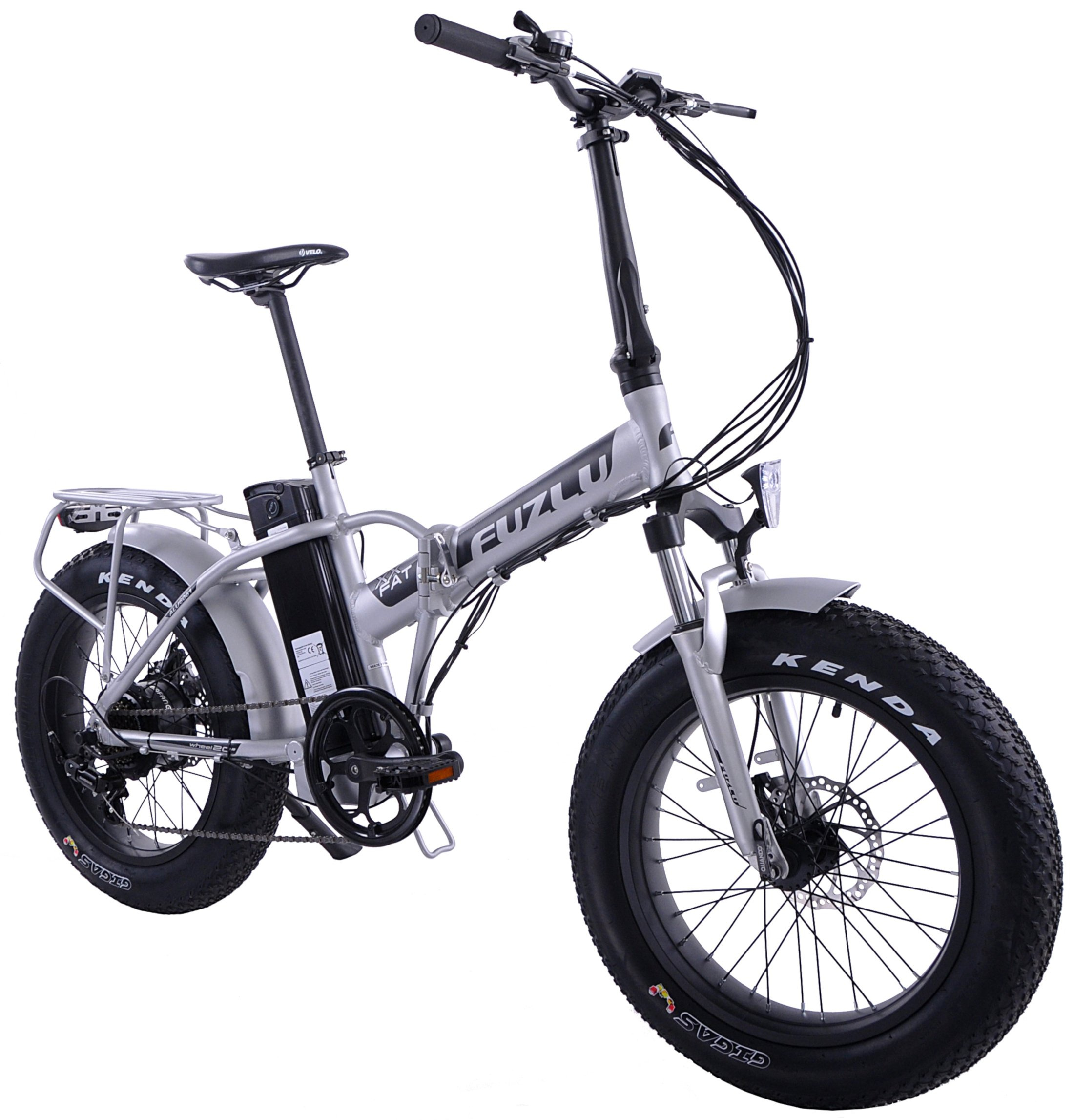 Rower elektryczny Fuzlu 20 Folding FATBIKE black ROWERY \ Elektryczne