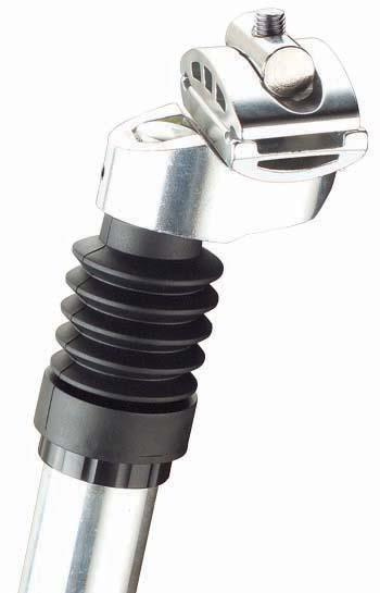 Wspornik siodła amortyzowany Promax 27,2x350 Silver